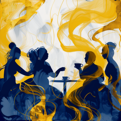 Symbolbild für das Frauen*café der Frauen*servicestelle "Die Tür"